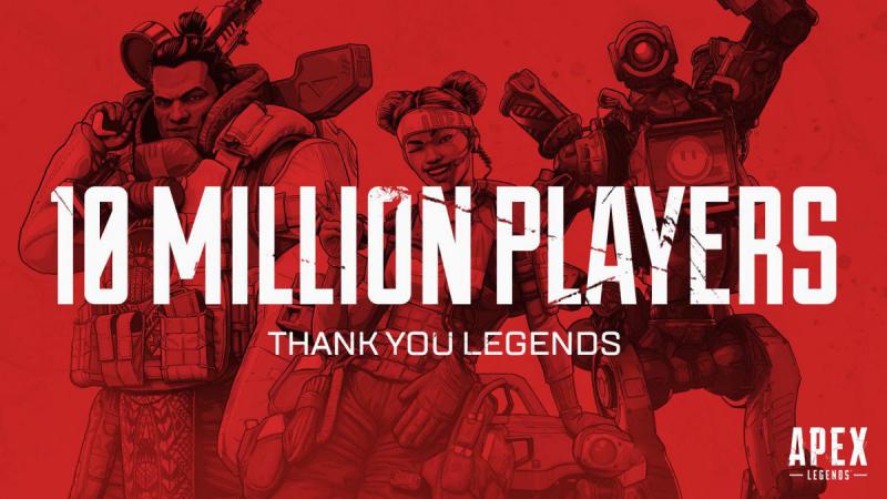 Apex Legends passa a barreira dos 10 milhões de jogadores em apenas 72 horas Apex Legends passa a barreira dos 10 milhões de jogadores em apenas 72 horas