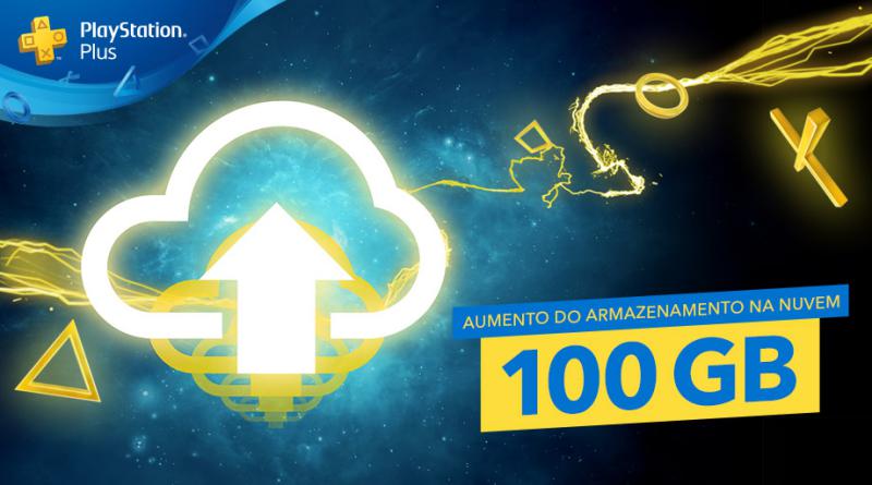 PlayStation Plus agora disponibiliza 100GB de espaço de armazenamento na nuvem PlayStation Plus agora disponibiliza 100GB de espaço de armazenamento na nuvem