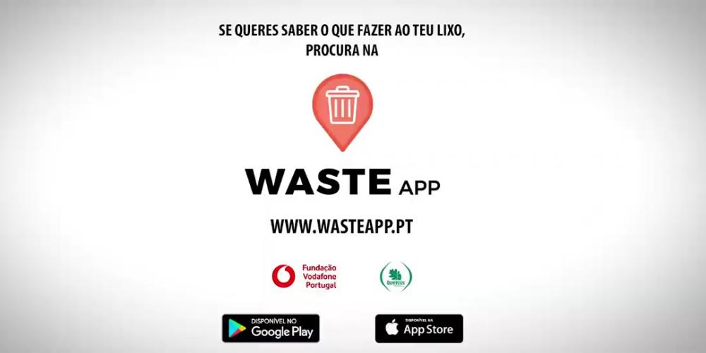 Quercus apresenta a WASTEAPP com apoio da Fundação Vodafone Portugal Quercus apresenta a WASTEAPP com apoio da Fundação Vodafone Portugal