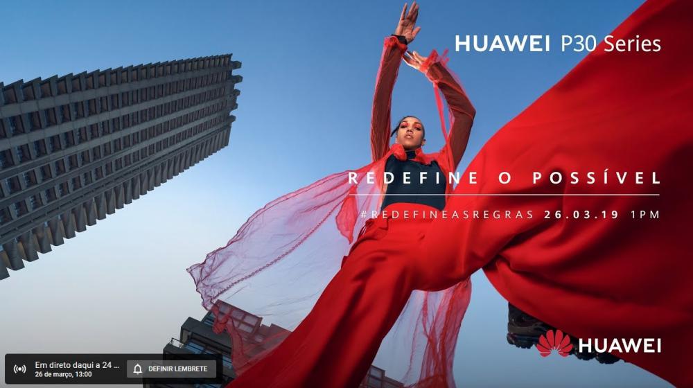 Assista aqui em direto ao evento da Huawei para o lançamento do novo Huawei P30 Assista aqui em direto ao evento da Huawei para o lançamento do novo Huawei P30