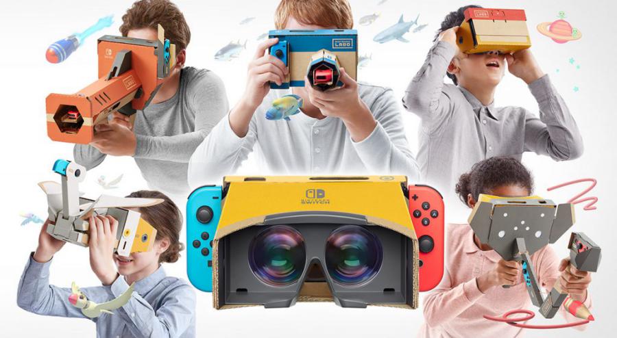 Nintendo entra no mundo da realidade virtual com o Lab Kit para a Switch Nintendo entra no mundo da realidade virtual com o Lab Kit para a Switch