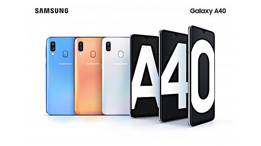Samsung lança o novo Galaxy A40 Samsung lança o novo Galaxy A40