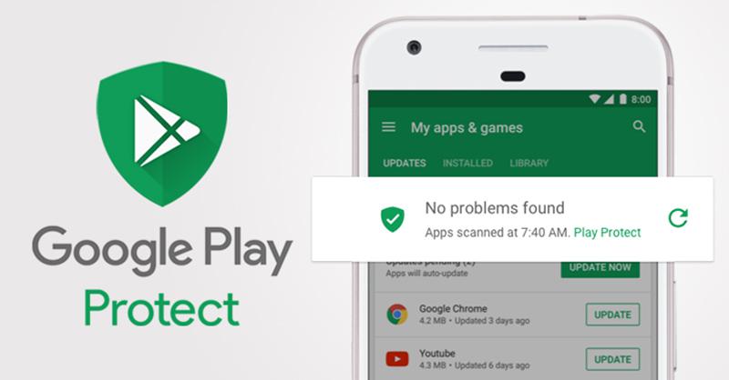 Segurança do sistema Android melhorou significativamente com o Google Play Protect Segurança do sistema Android melhorou significativamente com o Google Play Protect