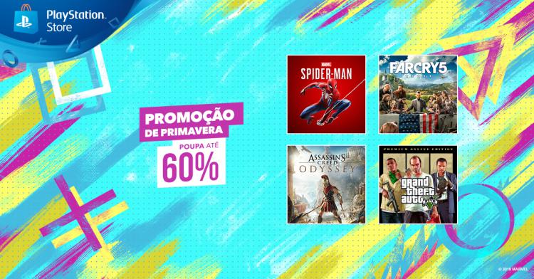 Marvel’s Spider-Man, GTA V, e muitos outros jogos em promoção na PlayStation Store Marvel’s Spider-Man, GTA V, e muitos outros jogos em promoção na PlayStation Store