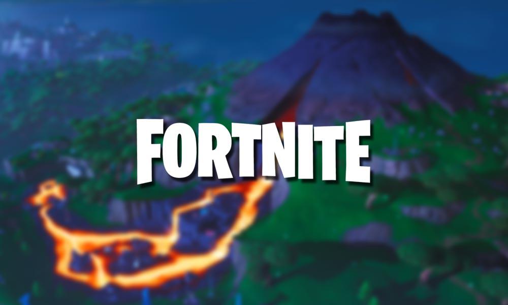 Vulcão de Fortnite começa a entrar em erupção Vulcão de Fortnite começa a entrar em erupção