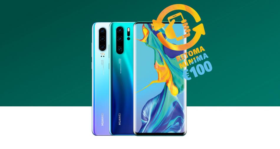 Huawei Trade In dá no mínimo 100€ pelo seu smartphone na compra de um Huawei P30 ou P30 Pro Huawei Trade In dá no mínimo 100€ pelo seu smartphone na compra de um Huawei P30 ou P30 Pro