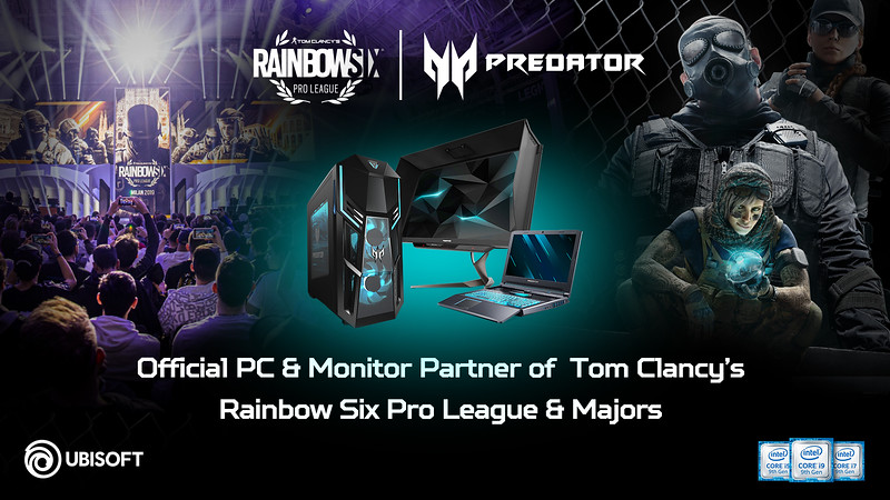 Acer Predator é o novo patrocinador da liga profissional de Tom Clancy’s Rainbow Six Acer Predator é o novo patrocinador da liga profissional de Tom Clancy’s Rainbow Six
