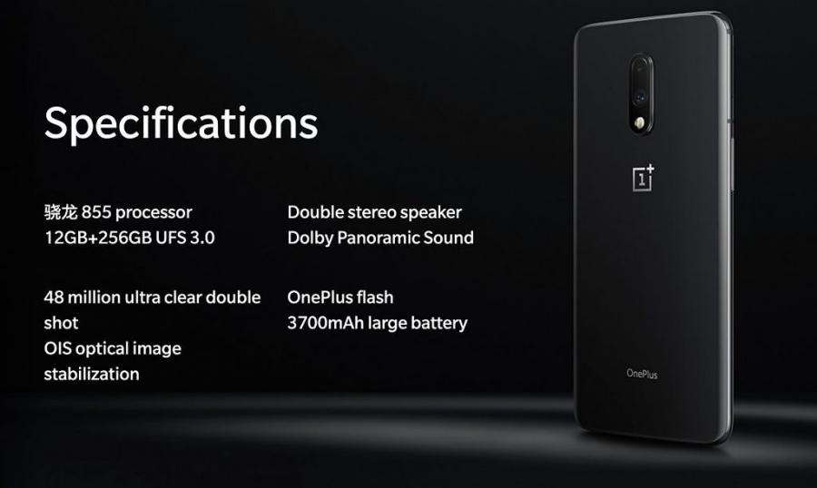 OnePlus lança uma versão do OnePlus 7 (não Pro) com 12GB de RAM OnePlus lança uma versão do OnePlus 7 (não Pro) com 12GB de RAM