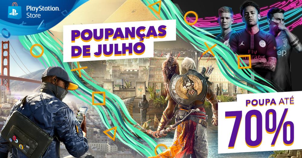 PlayStation Store: Campanha “Poupanças de julho” com promoções imperdíveis PlayStation Store: Campanha “Poupanças de julho” com promoções imperdíveis