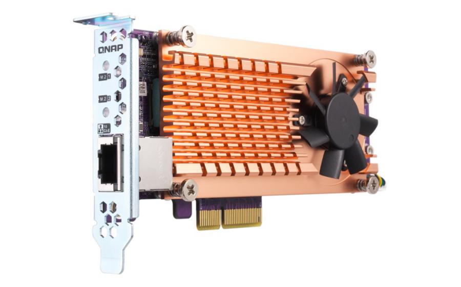 QNAP lança novas placas de expansão para NAS e PC com dois SSD M.2 e uma porta 10GbE QNAP lança novas placas de expansão para NAS e PC com dois SSD M.2 e uma porta 10GbE