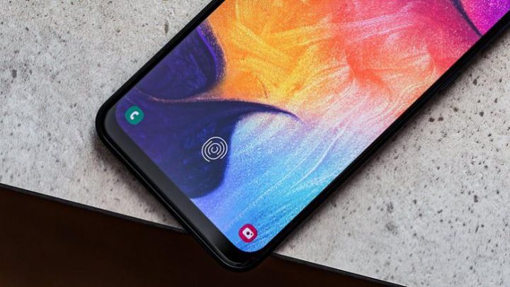 Galaxy A50 impressão digital patch