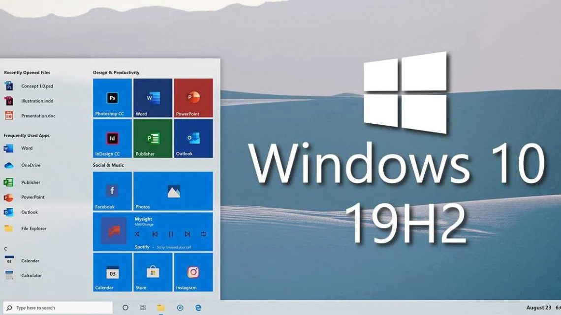 Microsoft partilha detalhes da actualização do Windows 10 19H2 Microsoft partilha detalhes da actualização do Windows 10 19H2