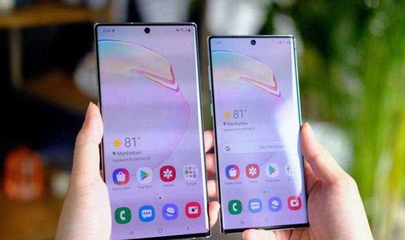 Samsung coloca os Galaxy Note10 e 10+ na gaveta Samsung coloca os Galaxy Note10 e 10+ na gaveta