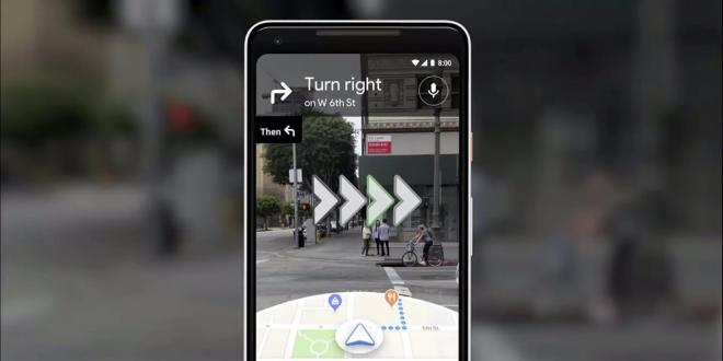 Google Maps oferece navegação sob realidade aumentada em todos os smartphones Google Maps oferece navegação sob realidade aumentada em todos os smartphones