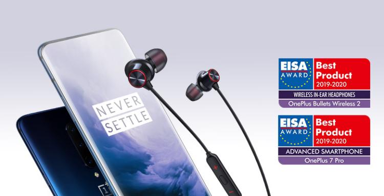 EISA premiou a OnePlus com dois prêmios de prestígio EISA premiou a OnePlus com dois prêmios de prestígio