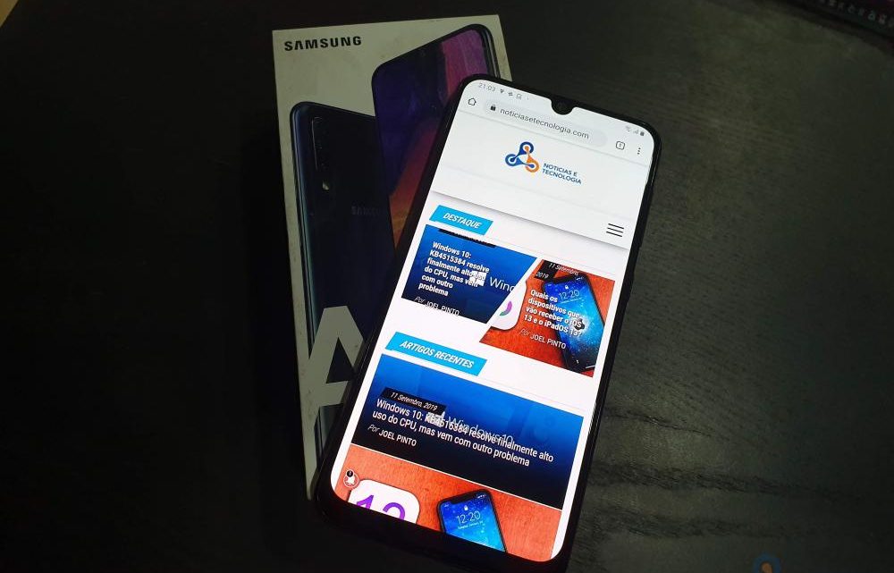 Galaxy A50 com nova actualização de firmware Galaxy A50 com nova actualização de firmware