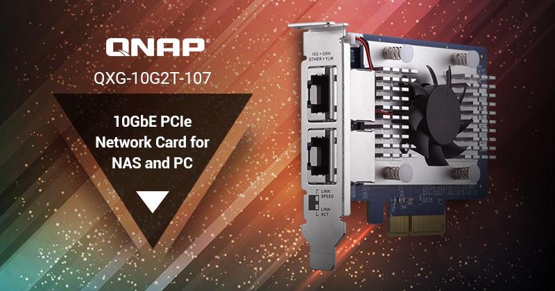 QNAP lança placa de rede Dual-port 5-Speed 10GBASE-T QNAP lança placa de rede Dual-port 5-Speed 10GBASE-T
