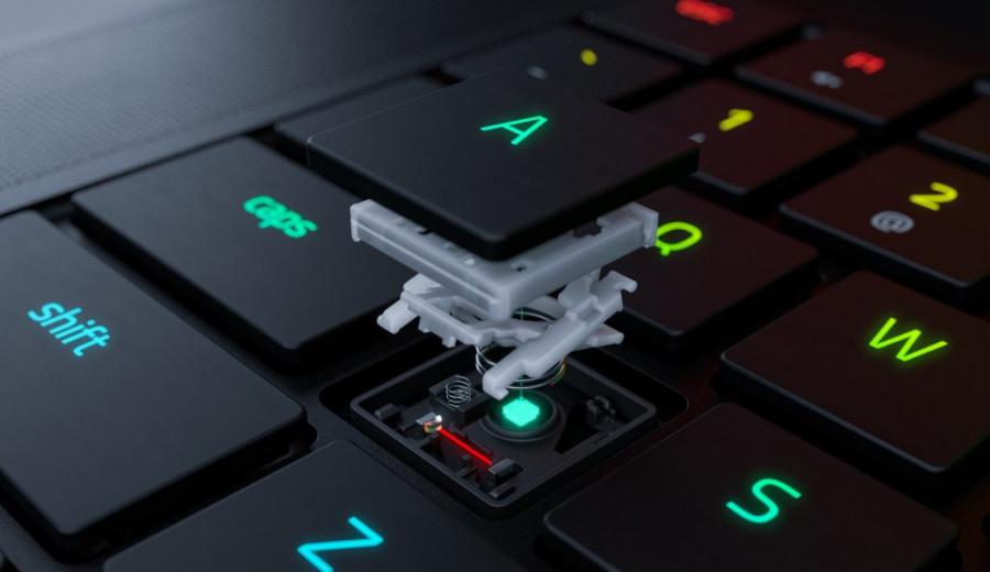 Razer lança o primeiro laptop com teclado óptico Razer lança o primeiro laptop com teclado óptico