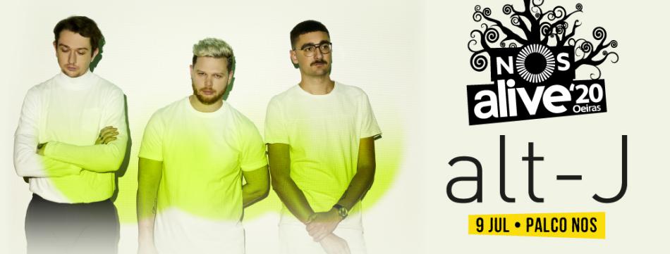Alt-J confirmados na 14.ª edição do NOS Alive Alt-J confirmados na 14.ª edição do NOS Alive