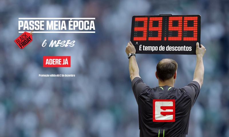 Eleven Sports celebra Black Week com passe de meia época Eleven Sports celebra Black Week com passe de meia época
