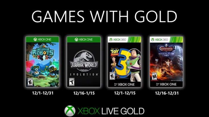 Xbox Games With Gold Dezembro 2019