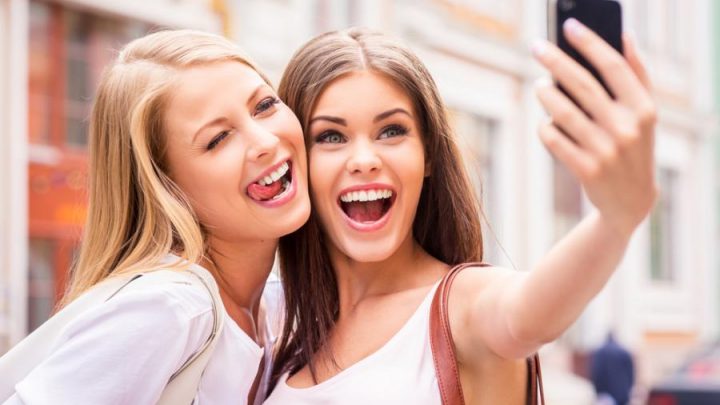 tirar selfie