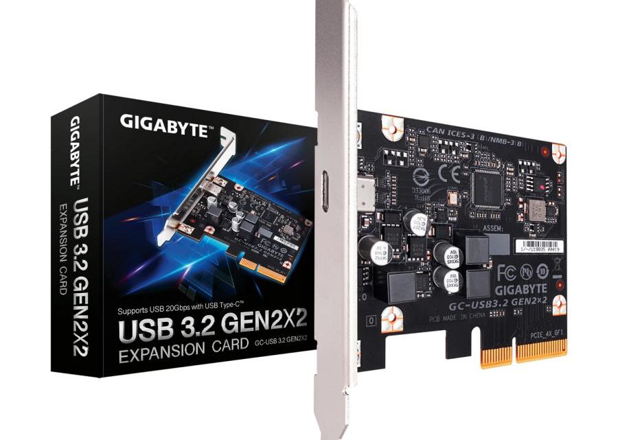 Gigabyte anuncia a primeira placa de expansão PCIe USB 3.2 Gen 2×2 do mundo Gigabyte anuncia a primeira placa de expansão PCIe USB 3.2 Gen 2×2 do mundo