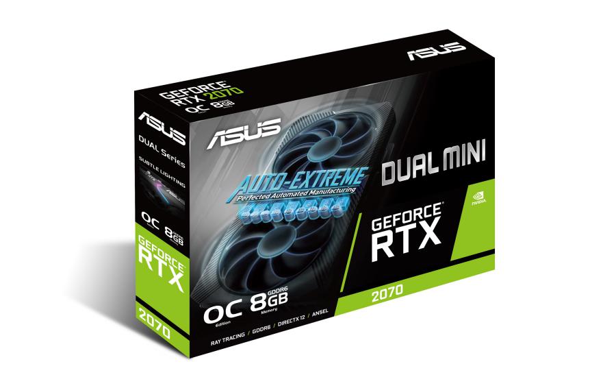 Dual GeForce RTX 2070 MINI é a nova placa gráfica da Asus Dual GeForce RTX 2070 MINI é a nova placa gráfica da Asus