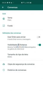 WhatsApp Tema Escuro
