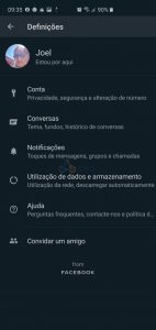 WhatsApp Tema Escuro