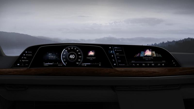Primeiro P-OLED para veículos estreia no Cadillac Escalade Primeiro P-OLED para veículos estreia no Cadillac Escalade