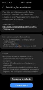 Galaxy S10 Março