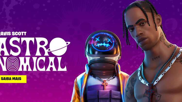 Fortnite: Concerto virtual de Travis Scott teve mais de 12 milhões de espectadores Fortnite: Concerto virtual de Travis Scott teve mais de 12 milhões de espectadores