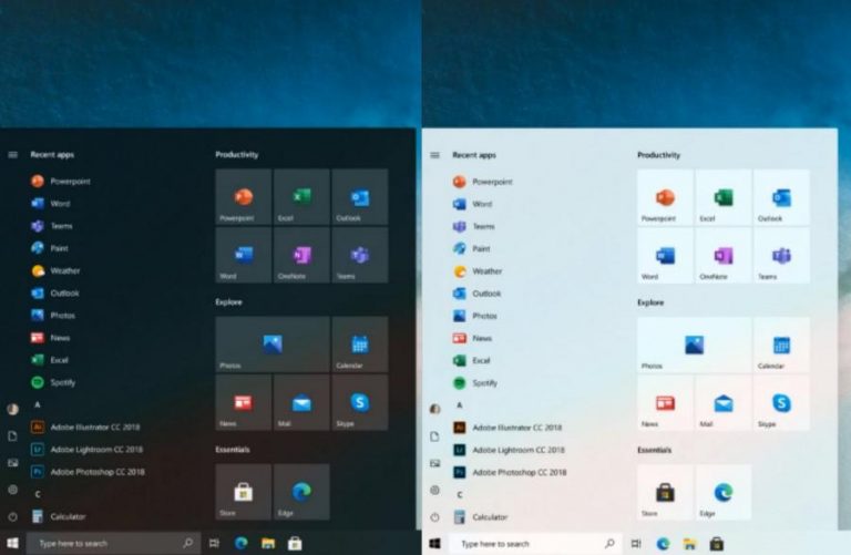Microsoft mostra o novo menu Iniciar do Windows 10