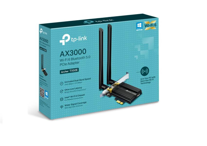 TP-Link anuncia o Archer TX50E com Wi-Fi 6 e Bluetooth 5.0 TP-Link anuncia o Archer TX50E com Wi-Fi 6 e Bluetooth 5.0