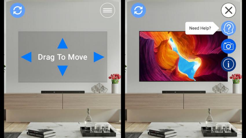 Envision TV AR: nova app da Sony para ajudá-lo a posicionar a sua TV Envision TV AR: nova app da Sony para ajudá-lo a posicionar a sua TV