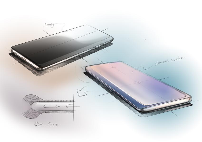 OnePlus mostra em profundidade o design do OnePlus 8 Interstellar Glow OnePlus mostra em profundidade o design do OnePlus 8 Interstellar Glow