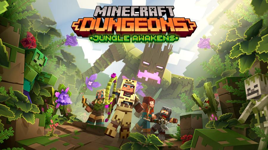 Minecraft Dungeons: Jungle Awakens chega no próximo dia 1 Minecraft Dungeons: Jungle Awakens chega no próximo dia 1