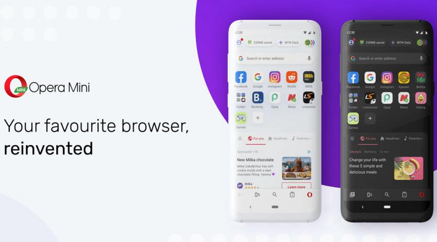 Opera Mini: Grande actualização chega com um novo design Opera Mini: Grande actualização chega com um novo design