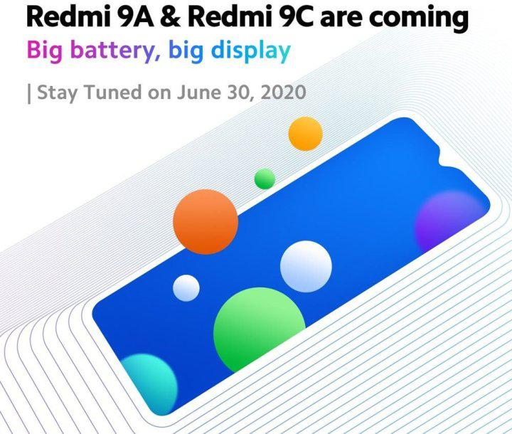 Redmi 9A e Redmi 9C serão oficialmente anunciados amanhã Redmi 9A e Redmi 9C serão oficialmente anunciados amanhã