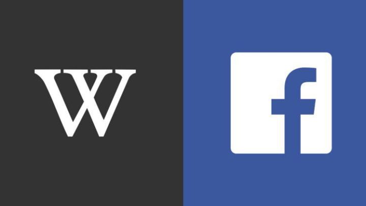 Wikipedia Facebook