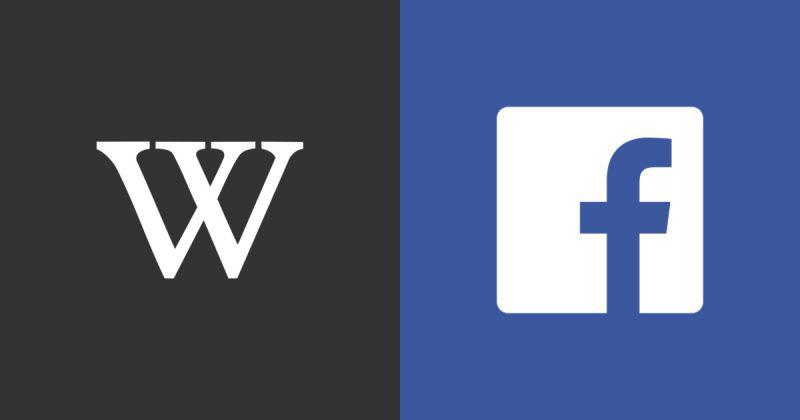 Wikipedia Facebook