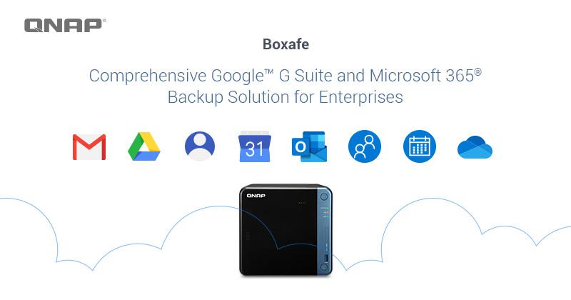 QNAP lança solução de backup Google G Suite e Microsoft 365 QNAP lança solução de backup Google G Suite e Microsoft 365