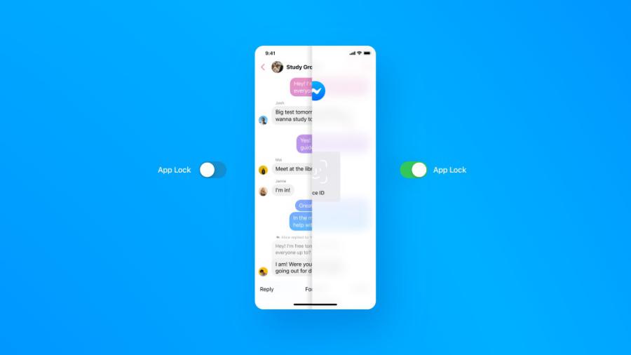 Facebook Messenger já tem bloqueio com Face ID / Touch ID Facebook Messenger já tem bloqueio com Face ID / Touch ID