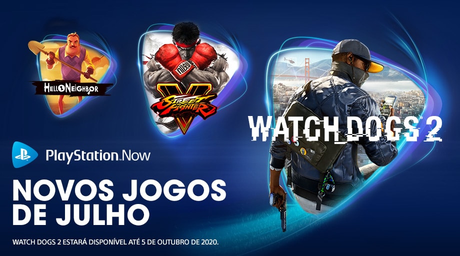 PS Now: Watch Dogs 2, Street Fighter V e Hello Neighbor juntam-se ao catálogo PS Now: Watch Dogs 2, Street Fighter V e Hello Neighbor juntam-se ao catálogo
