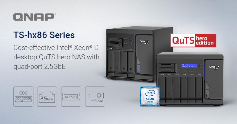 QNAP lança NAS QuTS hero Desktop TS-hx86 QNAP lança NAS QuTS hero Desktop TS-hx86