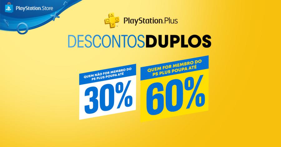 PlayStation Plus inicia hoje a promoção Descontos Duplos PlayStation Plus inicia hoje a promoção Descontos Duplos
