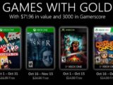Games with Gold Outubro 2020