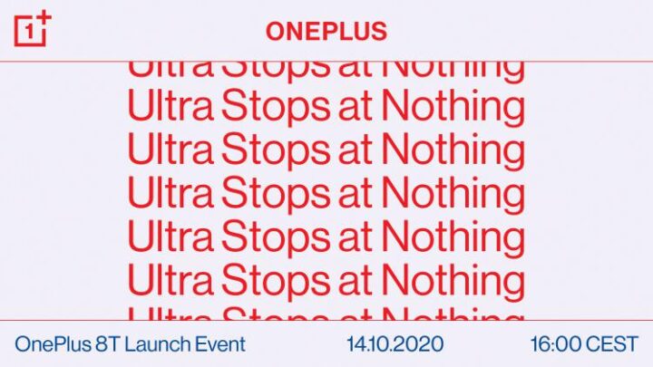 OnePlus 8T 65W lançamento
