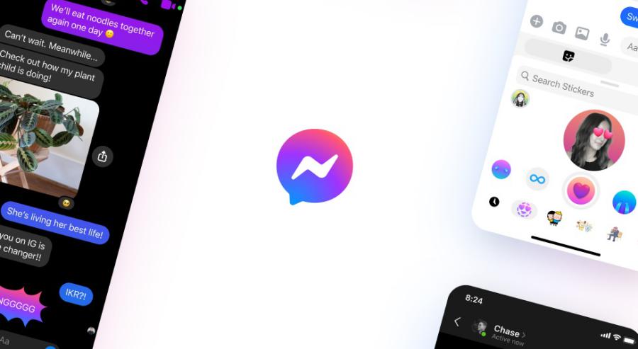 Facebook Messenger tem agora um novo ícone e novos recursos Facebook Messenger tem agora um novo ícone e novos recursos